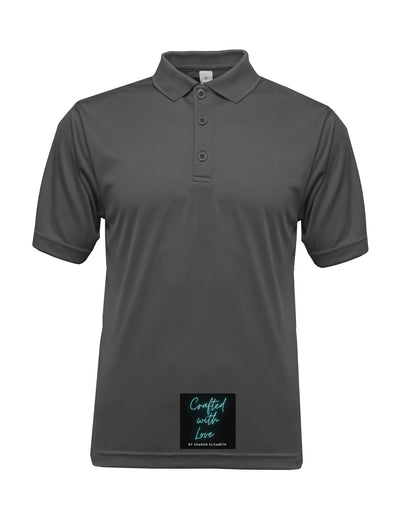 Charcoal Drifit Uniform Polo