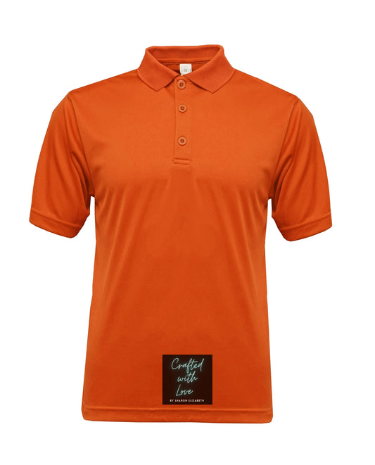 Orange Drifit Uniform Polo