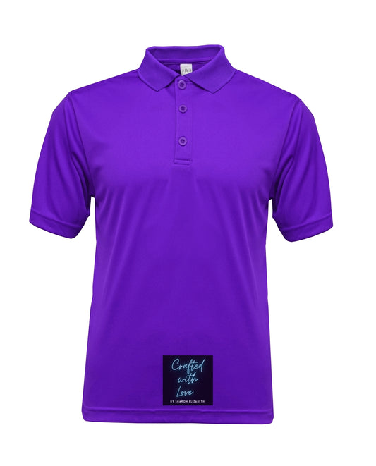 Purple Drifit Uniform Polo