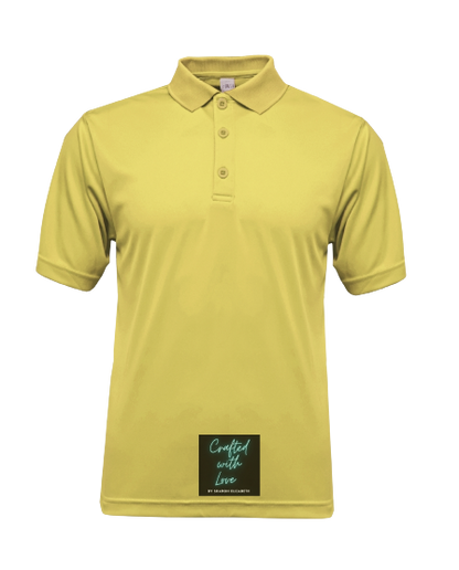 Gold Drifit Uniform Polo