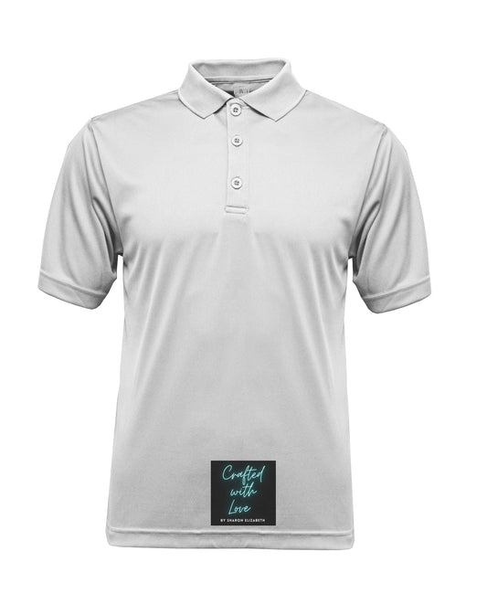 White Drifit Uniform Polo