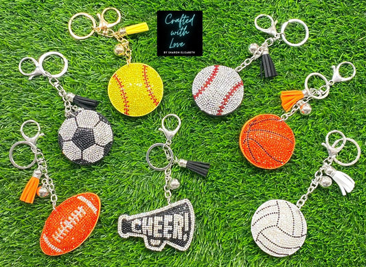 Bling Sports Keychain