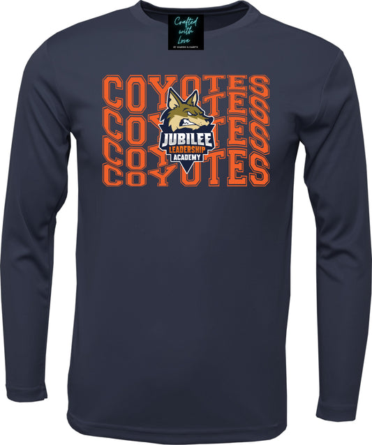 Jubilee Leadership Coyotes Spirti Shirt-LONG SLEEVE DRIFIT