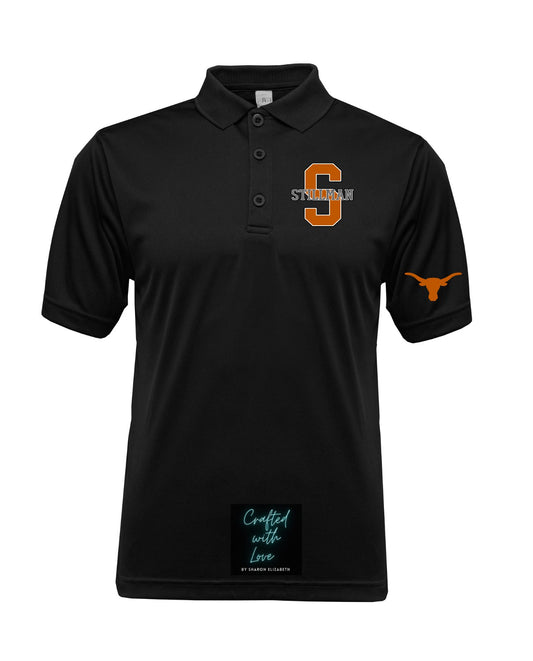 Stillman Middle School Drifit Uniform Polo-BLACK