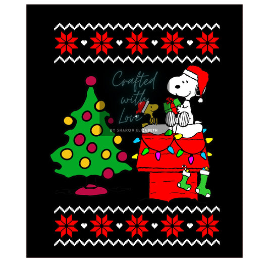 Snoopy Christmas-Not so ugly Christmas T-shirt