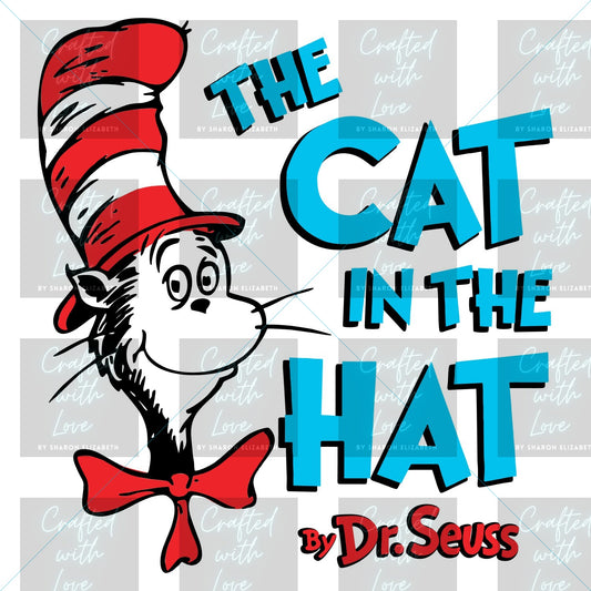 Dr. Seuss The Cat in the Hat-Digital HTV Print